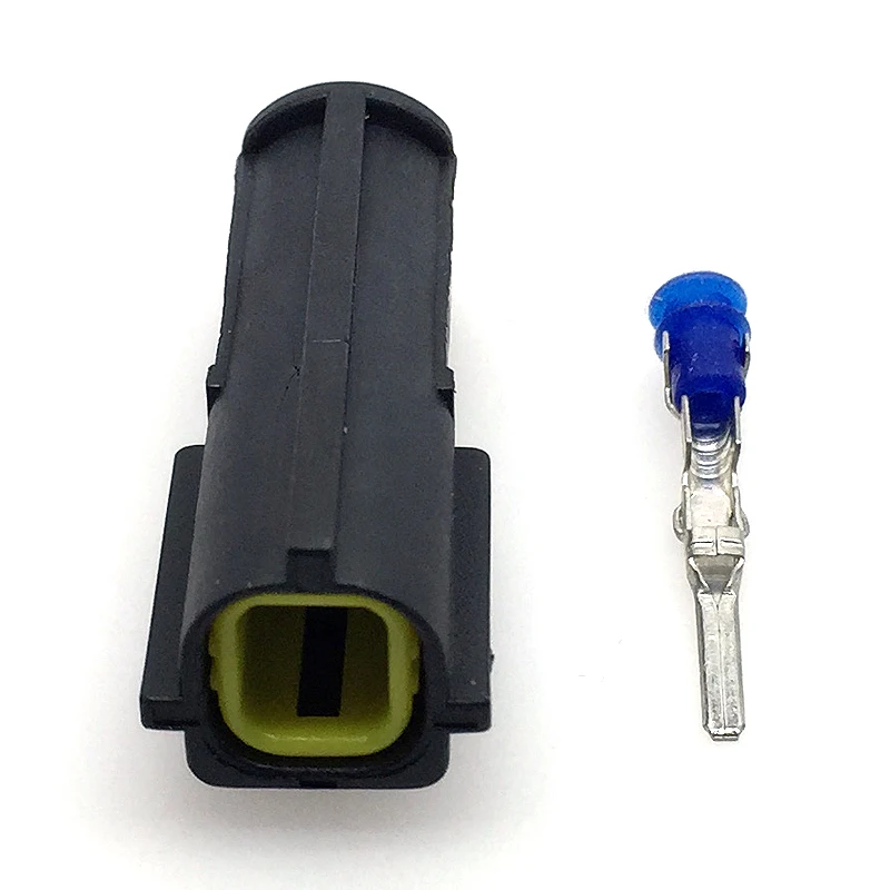 

5 sets 1 pin AMP Tyco male waterproof wire connector auto electrical plug banana butt plug conector