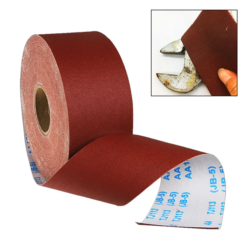 

Wholesale Furniture Car Polishing 4-Inch Abrasive Band a Roll of Emery Cloth Roll Metal Polishing 80 Mesh-1000 Mesh