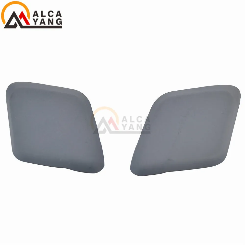 Genuine Headlight Washer Caps Covers Left+Right Pair Skoda Octavia Mk2 2004-2013