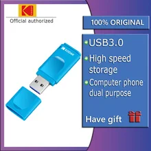 USB 3,1 Kodak K233 usb флеш-накопитель 16 ГБ 32 ГБ 64 Гб 128 ГБ 256 ГБ мини-накопитель USB 3,0 Стик