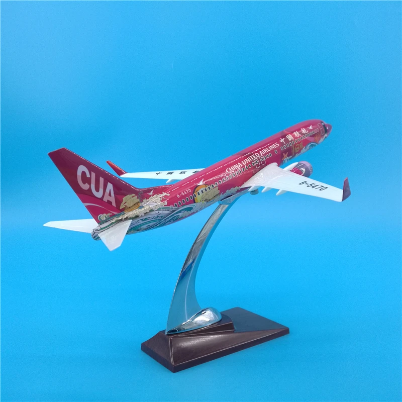 30 см Моделирование самолета 1:230 масштаб Boeing B737-800 Airways модель самолета CUA авиакомпания W база сплава самолет Коллекционная Подарочная игрушка