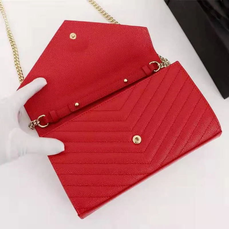 Luxury Handbags Clutch Bag For Women Classic Design Shoulder Bag Purses Top Quality Lady's Real leather Messenger Envelope Bags