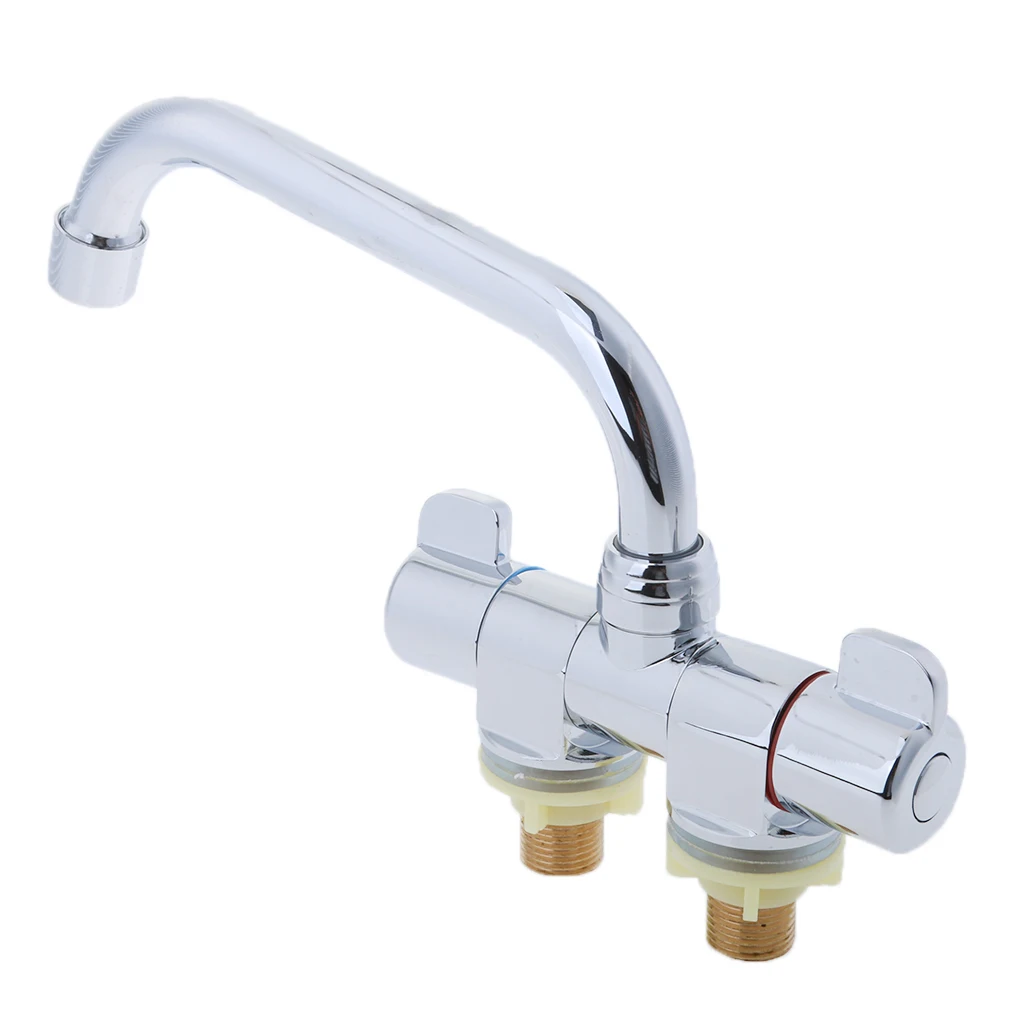 360° Rotation Hot/Cold Water Tap Basin Kitchen Sink Bathroom Washing Faucet#003