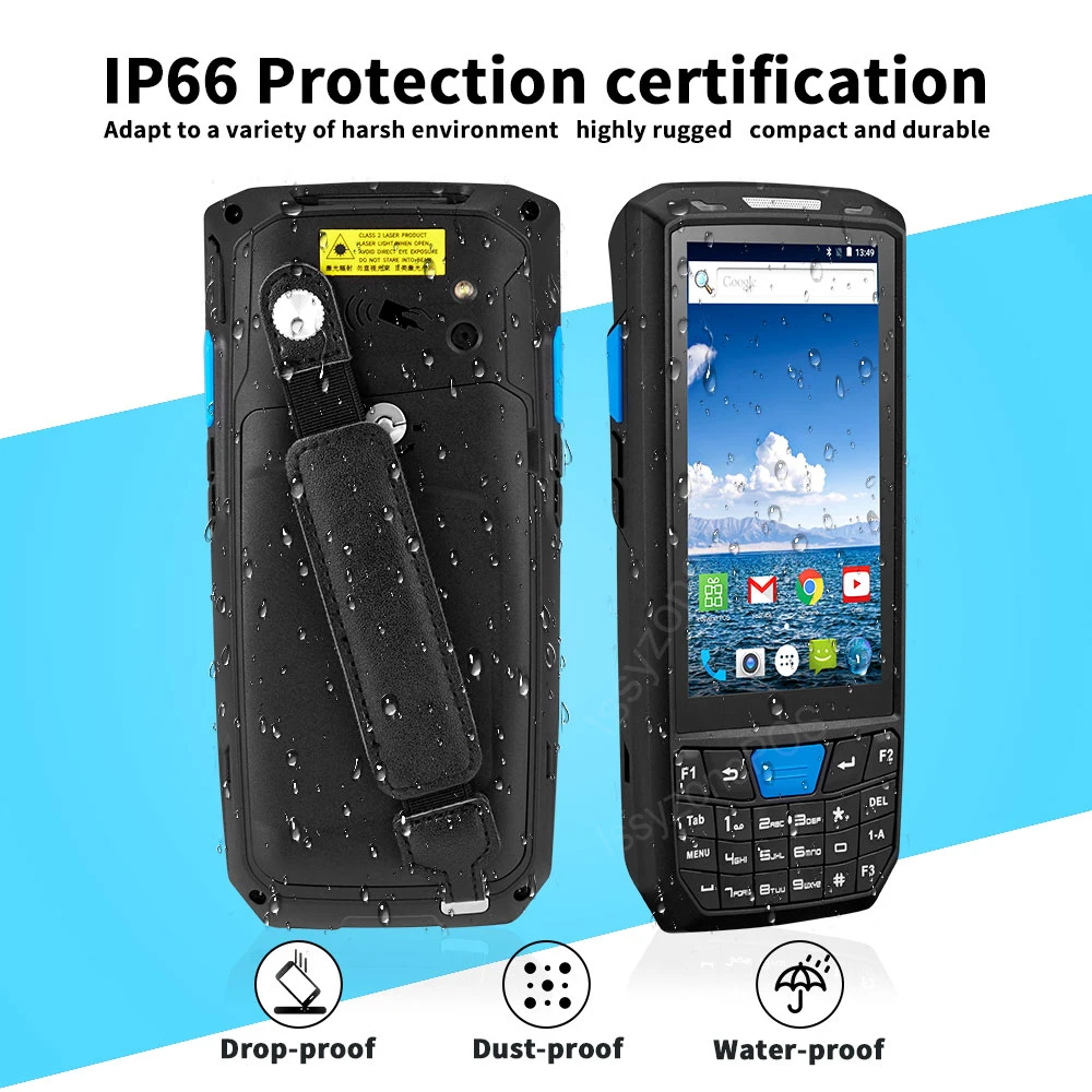 ISSYZONEPOS Handheld Pos Terminal PDA Android 8.1 1D 2D Honeywell Barcode Scanner 4G NFC Barcodes R