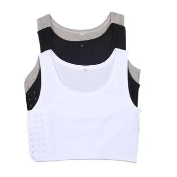 

Chest Breast Binder Plus Size Tomboy Trans Short Shaper Corset Les Lesbian Undershirt Women Cosplay Vest Tank Tops