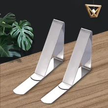 

20PCS Stainless Steel Tablecloth Clip Adjustable Triangle Table Clip 4.5cm Tablecloth Non-slip Fixing Clip Home accessories