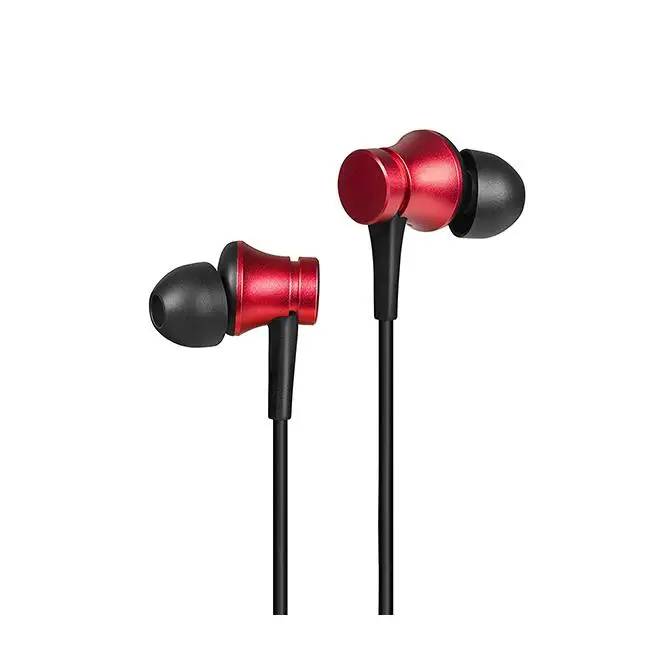 Оригинальные наушники xiaomi mi Piston 3 свежая Молодежная версия наушники-вкладыши с проводным управлением mi c для мобильного телефона наушники xiaomi гарнитура - Цвет: Red