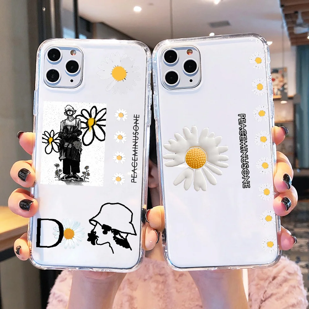 G DRAGON funda de crisantemo para Xiaomi Redmi Note 7, 7A, 8, 8T, 9, 9A, 9S, 10, K30 Pro, Ultra bonita|Fundas antigolpes para teléfono| - AliExpress