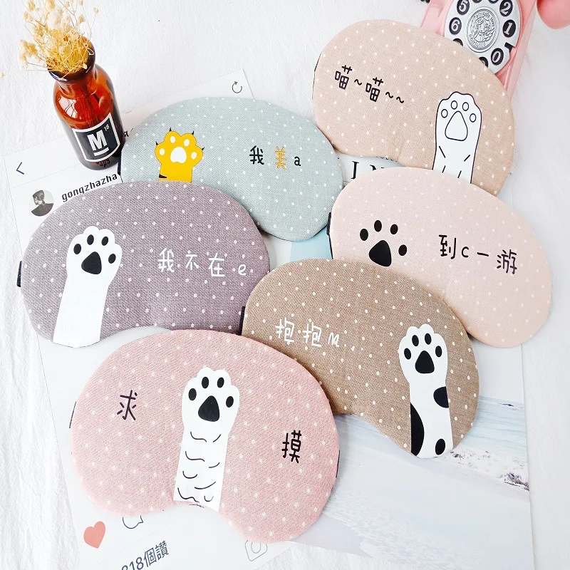 

Cartoon 3D Polka Dot Cat Slave Ice Pack Ice Compress Shade Protection Eye Patch Cat Cold-hot Compress Sleep Eye Patch a Generati