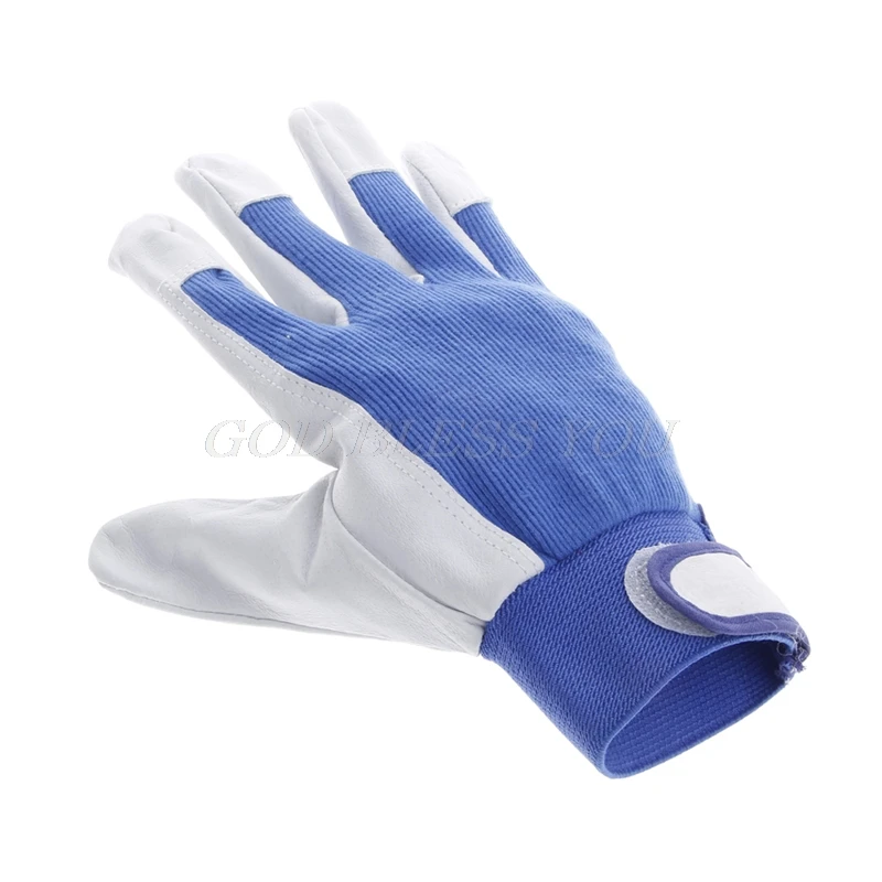 1Pair Pigskin Leather Gloves Wear Resistant Driving Working Repair Safe Gloves