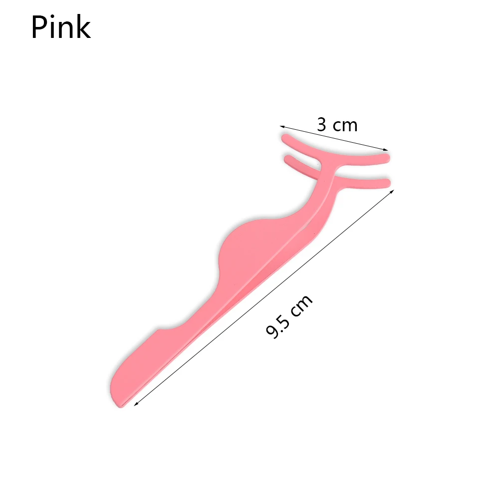 Новинка 1 шт. пинцеты для накладных ресниц Поддельные ресницы Аппликатор для ресниц Щипцы для завивки и наращивания ресниц кусачки Вспомогательный зажим для макияжа щипцы инструмент