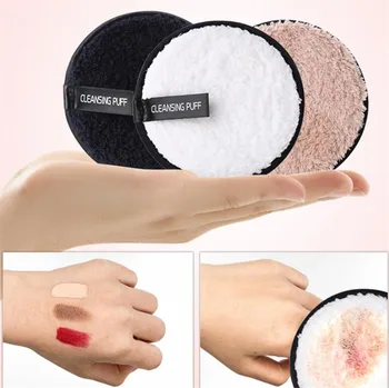 

New 100pcs/lot Make up remover promotes healthy skin Microfiber Cloth Pads Remover Towel Face Cleansing Makeup