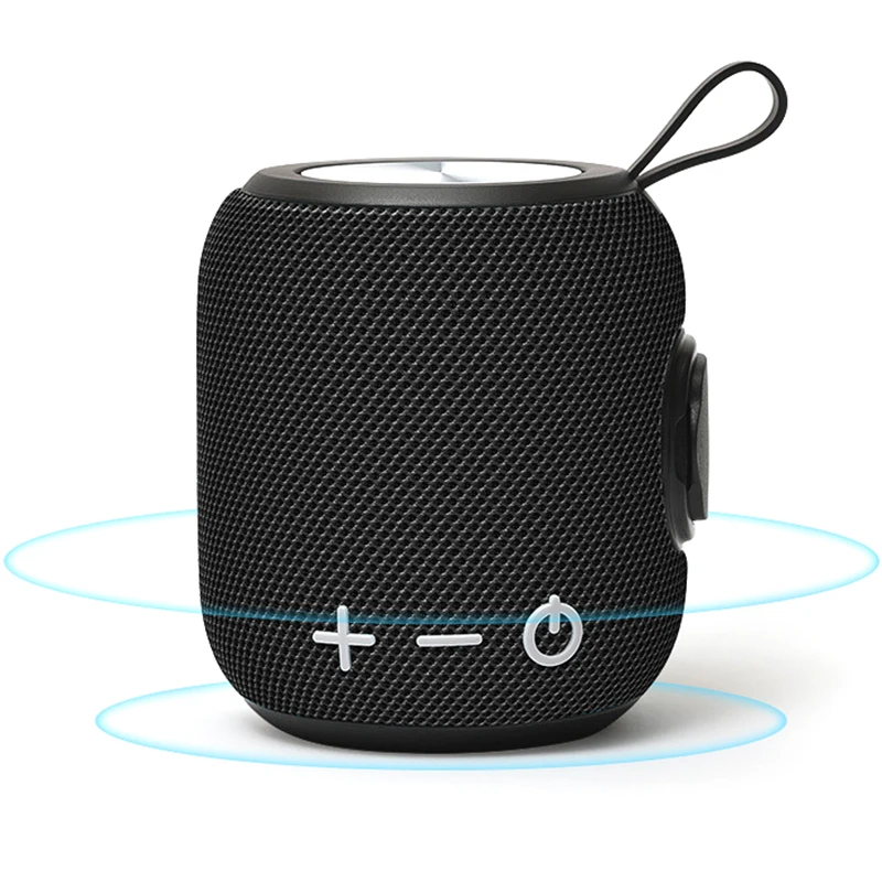 Портативный Bluetooth 5,0 динамик хороший бас, IPX6 Водонепроницаемый, беспроводной стерео сопряжение, голосовой помощник, встроенный микрофон, для Ou