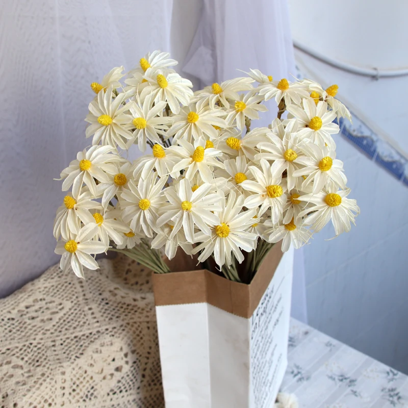 

10pcs Dry Flower Wedding Marriage Decoration Table Accessories Natural Dried Graft Violet Flower Party Store Fleurs Artificielle