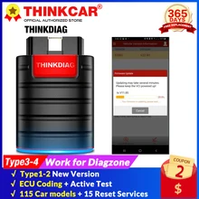 Thinkdiag herramienta de diagnóstico de coche, lector de códigos para automóvil, OBD2 sistema completo, 15 funciones de reinicio, PK golo easydiag AP200
