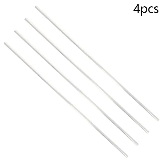 MroMax Top Quality Aluminum Tube 6063 Straight Joint Fitting 3*2/4*2/5*2/5*3/5*4mm Length 300mm 1/2/4pcs Pipe Fitting Facilities 5x2mm 4pcs