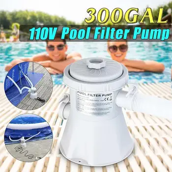 

Electric Detachable Swimming Pool Cartridge Filter Hose Clamp Filtering Pump Set This filtering pump kit is suitablefor both big