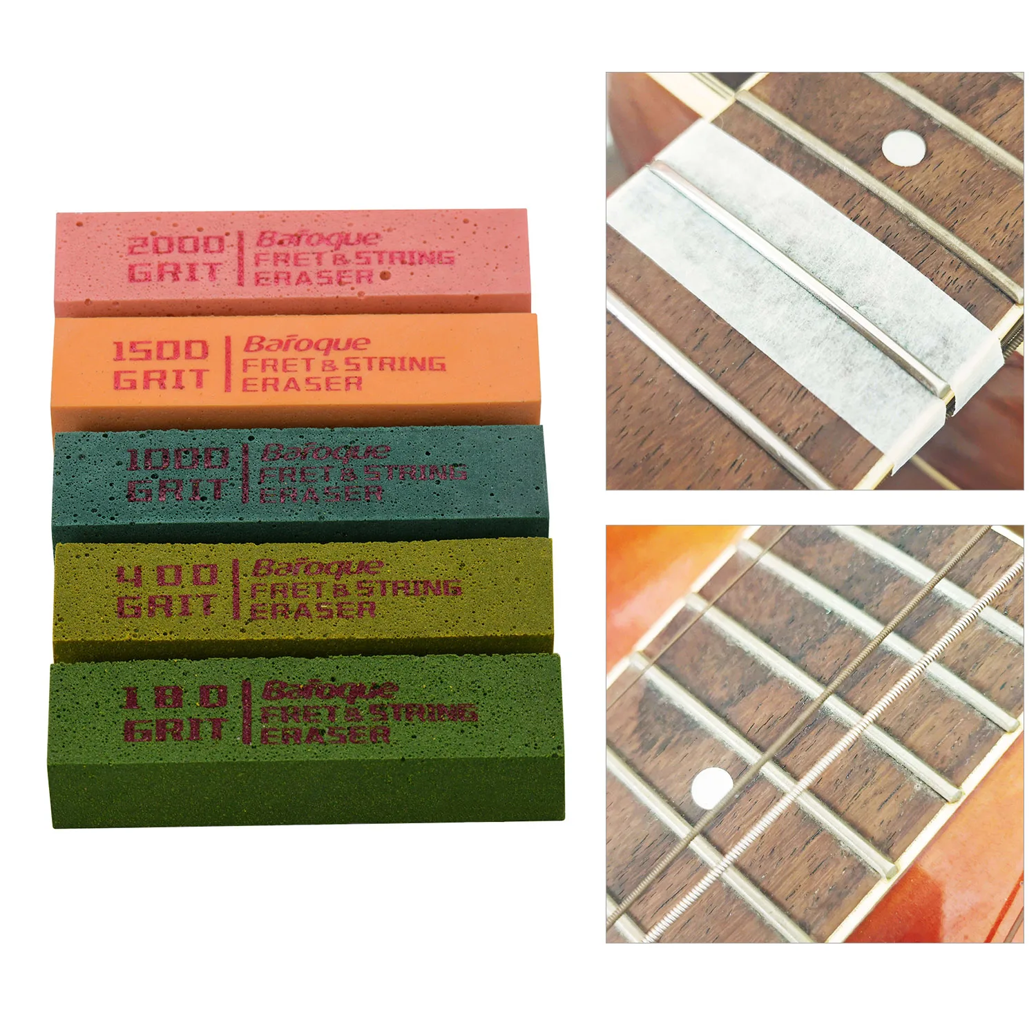 Fret Erasers for Guitar, Fret Polishing Cleaner, Frets Polish