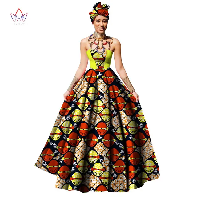 african print ball gowns