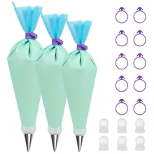 19 шт./компл. кондитерский мешок сопло комплект соединителей торт приборы для украшения выпечки инструменты для тортов Аксессуары для выпечки