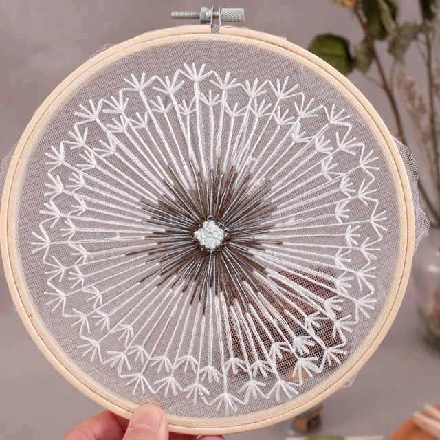 DIY Floral Embroidery Set for Beginners 4