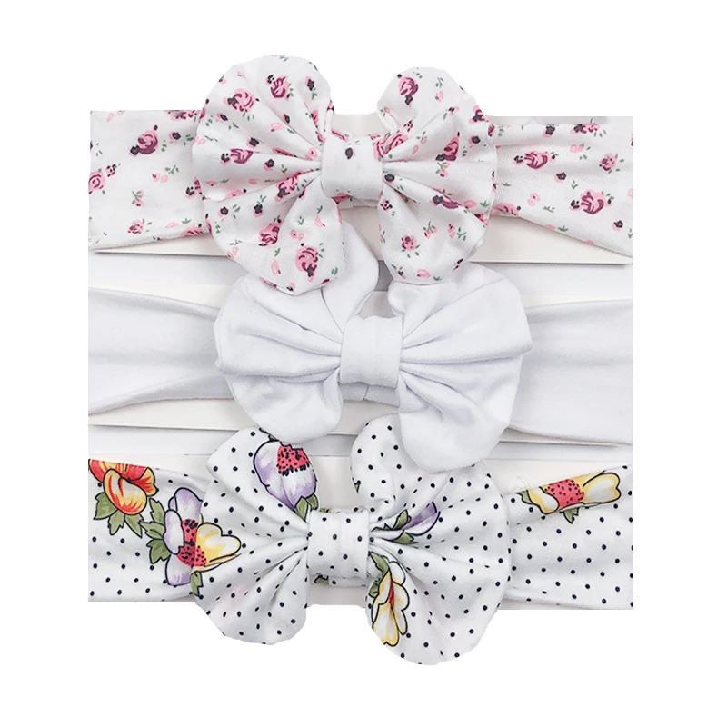 Children's Finger Toothbrush 3pcs/Lot New Desgin Headband For Girls Cute Rabbit Ears Headbands Soft Stretch Knit Hair Bands Baby Hair Accessories Baby Accessories discount