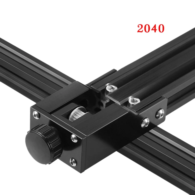 2040 обновление V-Groove профиль X-Axis Зубчатый Ремень натяжной выпрямитель для Creality Cr10 Cr10S 3d части принтера Черный