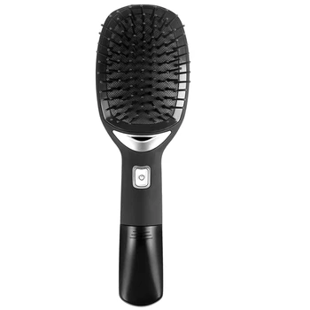 

2.0 Ionic Electric Hairbrush Portable Ionic Hair Comb Strong Negative Ion Release Straighting Hair Anti-Static Magic Hair Brush
