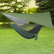 

Sun Shelter Tent Waterproof Lightweight Polyester Rain Fly Hammock Tarp Cover for Hiking Tent Waterproof
