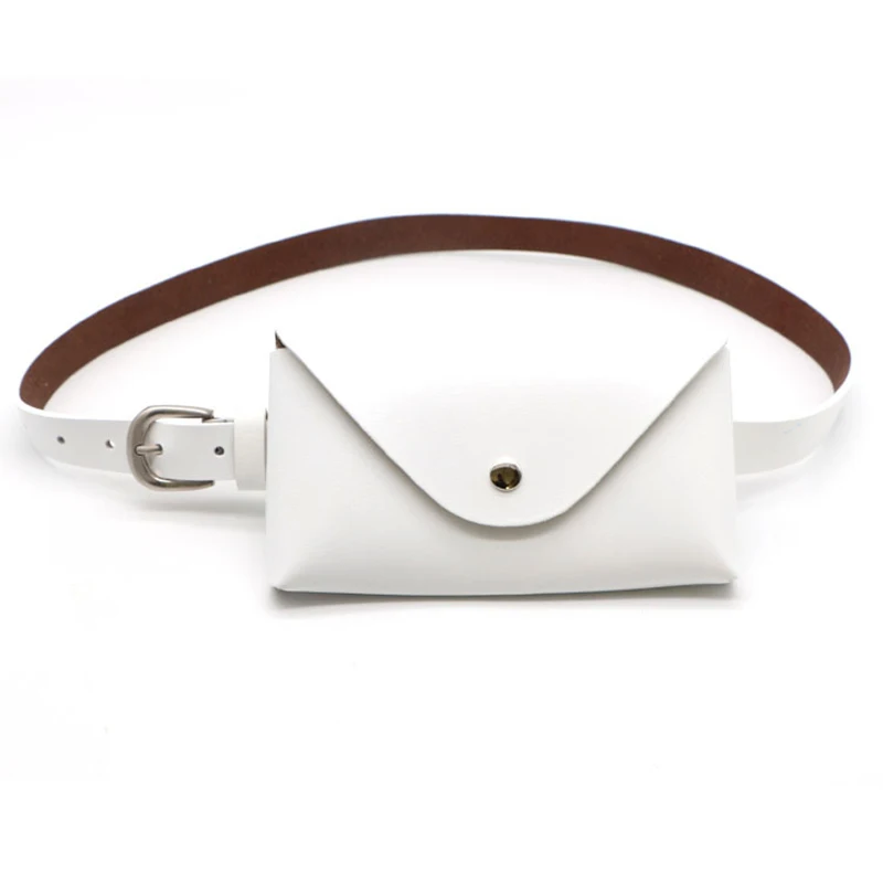 White Waist Bag Поясная Сумка женская мода натуральная кожа женские поясные сумки водонепроницаемый нагрудный живот Сумка Женская поясная сумка Роскошный кошелек для монет - Цвет: White Waist Bag