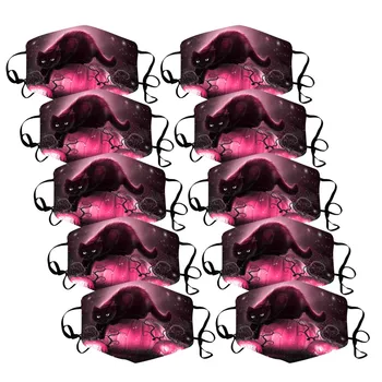 

10PC Unisex Adult Halloween Print Face Outdoor Washable Breathable Reusable Breathable Sunscreen Fashion Scarf drop-shippin#3