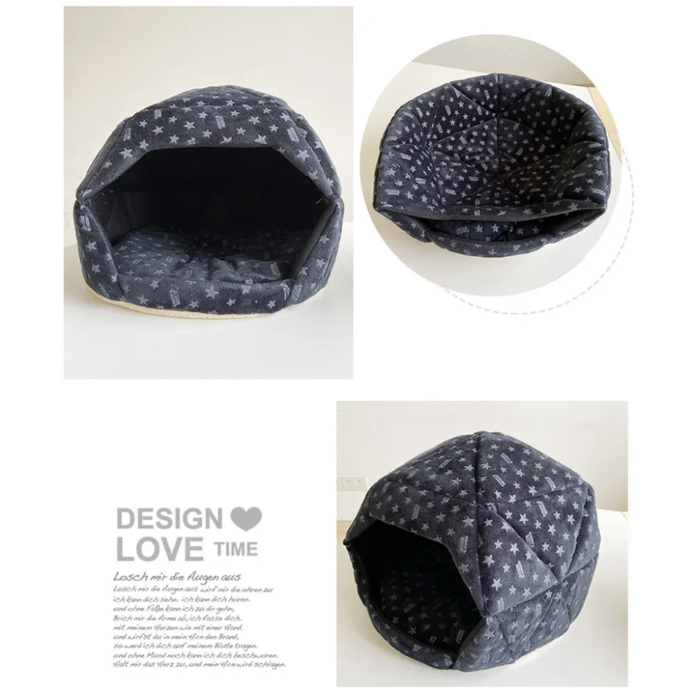 Removable washable plush kennel pet padded deep sleep comfortable pet bed comfy calming dog bed cat's house coperta cane 30N14 (26)