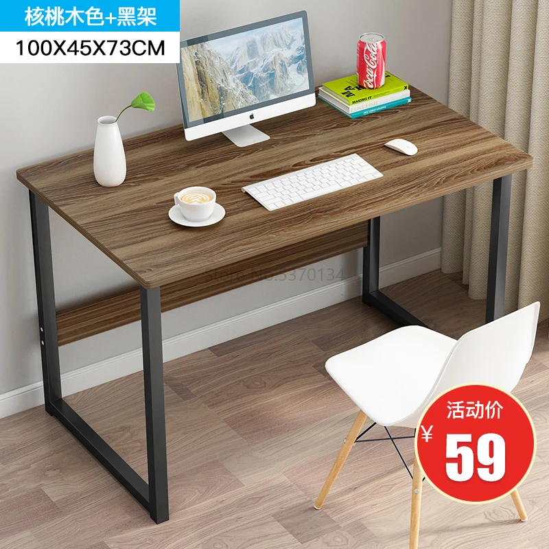 Компьютерный стол, простой маленький стол, настольный стол для дома, спальни, твердый деревянный цветной стол, простой современный студенческий офисный письменный стол, столы - Цвет: Пурпурный