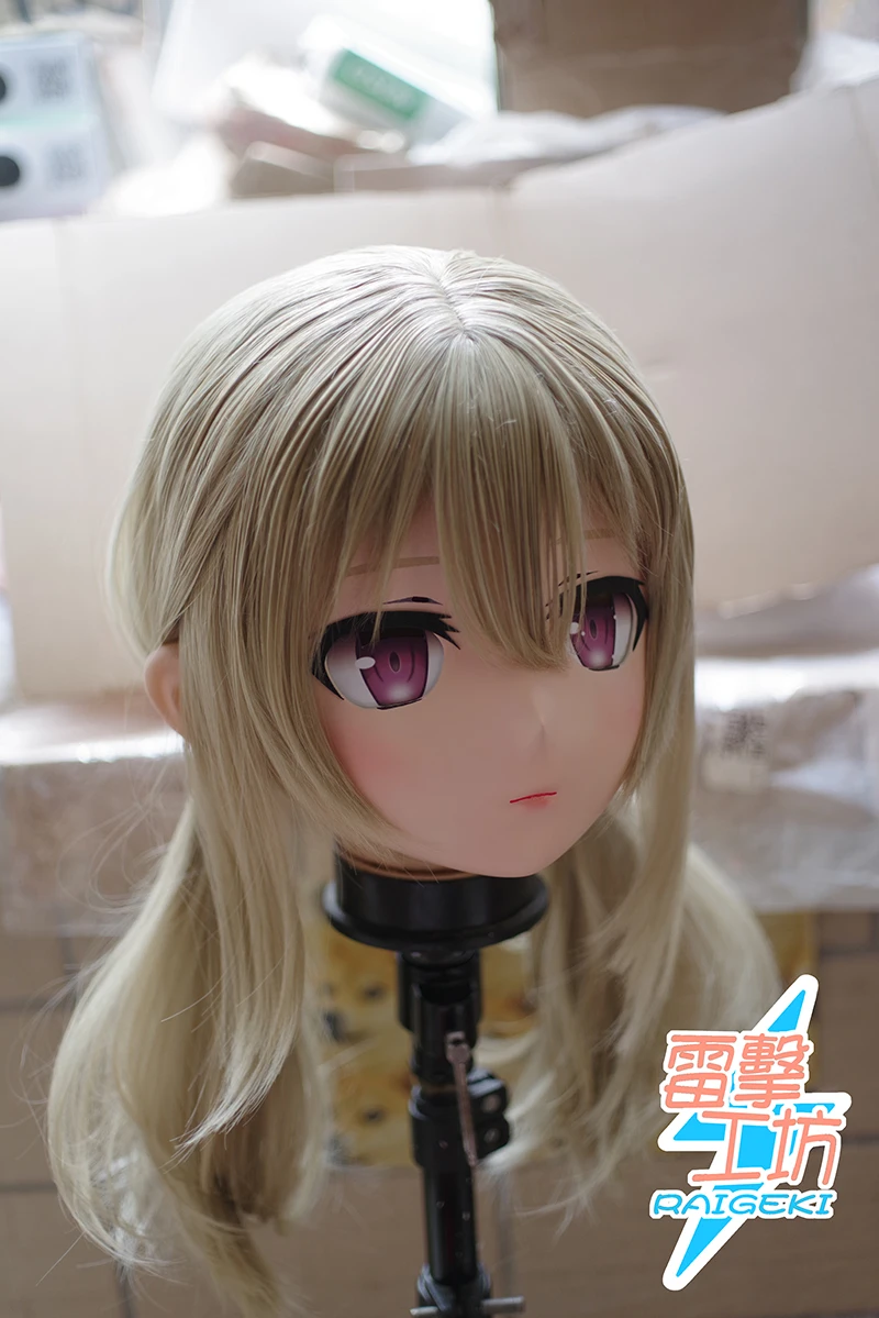 RAIGEKI MAKS 91) Смола 2/3 голова Трансвестит BJD кукла кигуруми аниме косплей маска