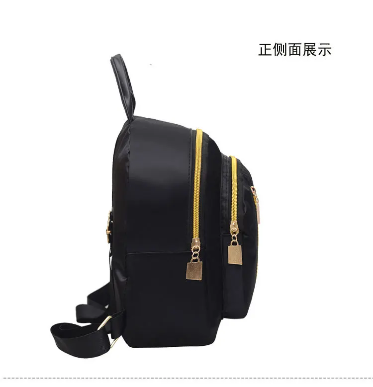 Dillon Hot Celebrity Style Backpack Women's Waterproof Nylon Backpack New Style School Season Versatile Cool Small Backpack
