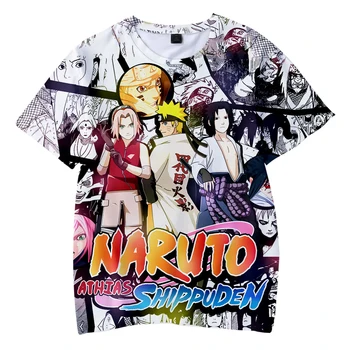

Naruto Kids t shirt Hot short-sleeved Casual Bottoming Leisure t shirt Novelty Top Luxury Harajuku