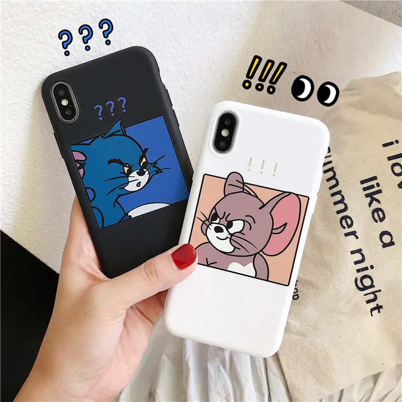 Niceking Летние фрукты авокадо чехол для телефона для iPhone XS Max XR X мультфильм Том и Джерри Мягкий ТПУ чехол для iPhone 6 6S 7 8 Plus
