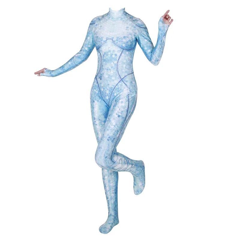 Женский Детский костюм для косплея Aquaman Queen Atlanna комбинезон Zentai комбинезоны| |