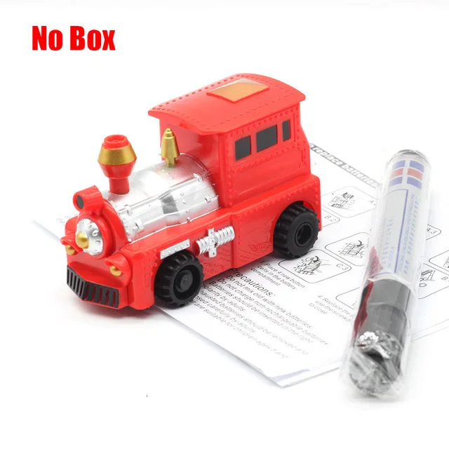 A01 NO box Новинка,, волшебная ручка, индуктивный автомобиль, грузовик, следуем за любой нарисованной черной линией, трек, мини-игрушка, инженерные транспортные средства, обучающая игрушка - Цвет: A01 NO box