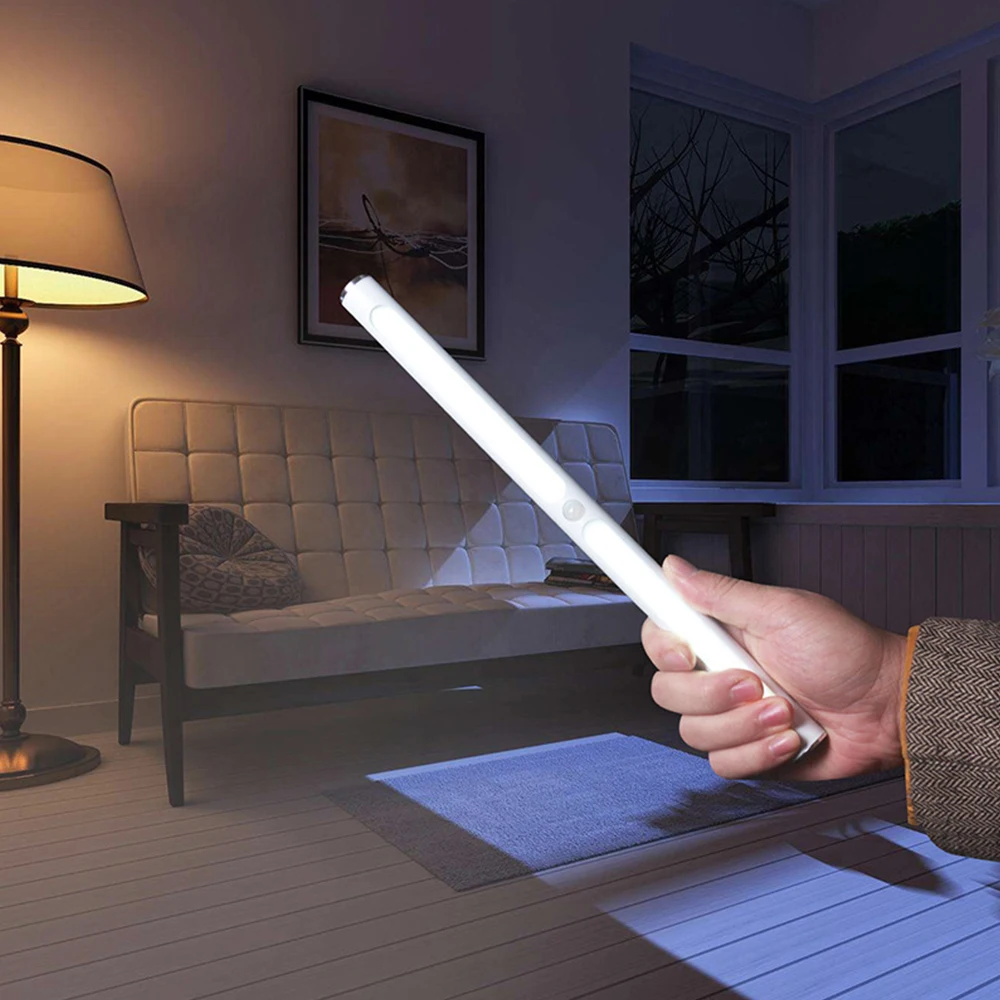  USB Rechargeable 22LED 30cm Night Light Motion Sensor LED Cabinet Light Kitchen Bedroom Wireless Cl - 4000109084999