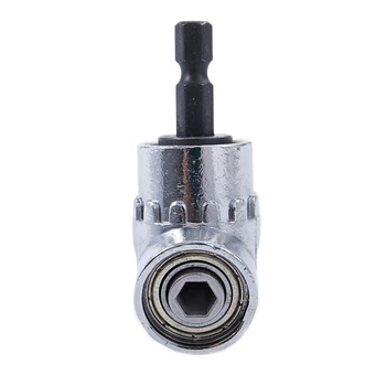 

SHGO HOT-New 105 degrees 1/4 inch Extension Hex Drill Bit Adjustable Hex bit Angle Driver Screwdriver Socket Holder Adaptor tool
