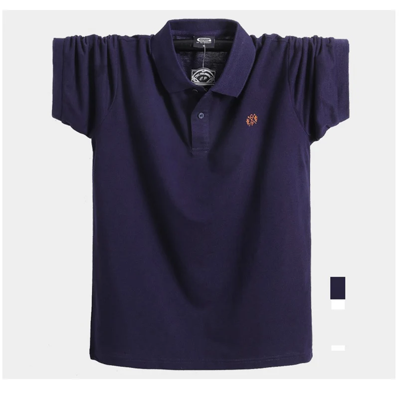 Мужские летние рубашки поло Брендовые мужские модные хлопковые мужские рубашки поло с коротким рукавом однотонные Джерси дышащие топы футболки