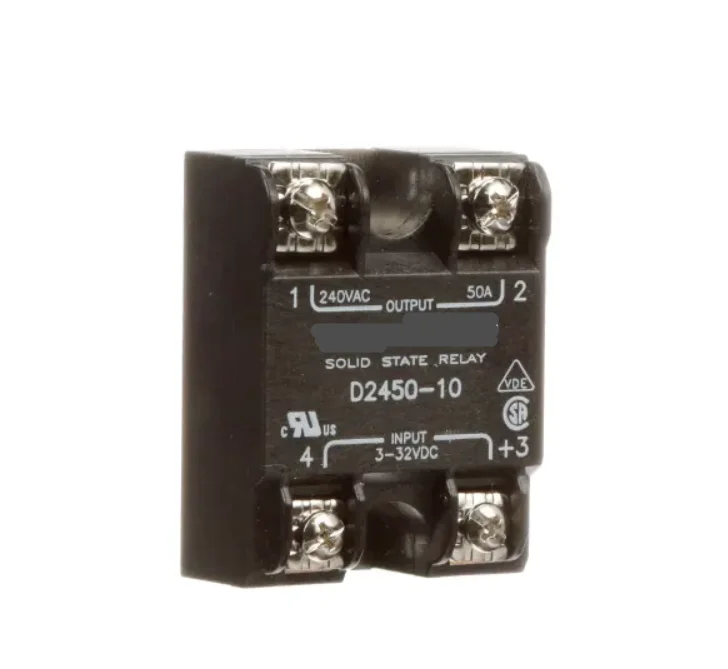 CRYDOM D2450-10 Solid State Relay,In 3 to 32VDC,50 
