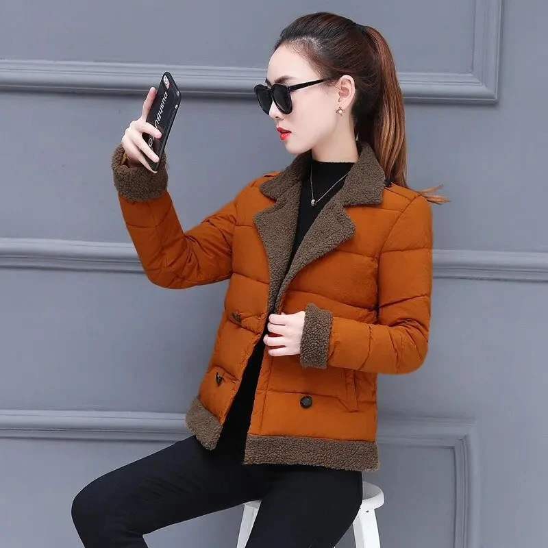 Female Padded Jacket 2023 Women New Short Down Down Padded Jacket Women's Winter Coat Tide Winter All-match Small Padded Jacket