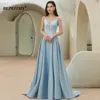 BEPEITHY Sleeveless A-Line Long Evening Dress Party Dress For Women Sexy Deep V Neck Prom Gown Formal Luxury 2022 ► Photo 1/6