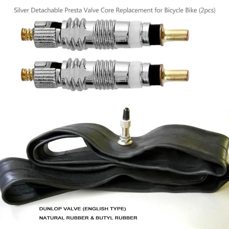 1/2/5/10 шт покрытые серебром Съемная или однотрубки Core Замена для велосипеда MTB/дорожный велосипед