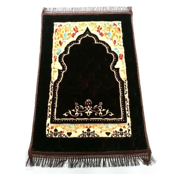 

KALENMOS Muslim Prayer Blanket Worship Rugs Ramadan Prayer Mat Carpet Arab Islamic Ceremony Blanket Mosque Musallah Anti-slip