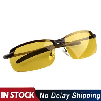 

Night Driving Anti Glare HD Glasses Polarized Yellow Lenses Driver Sunglasses