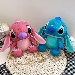 22Cm Disney Anime Lilo & Stitch Stitch Plush Toy Soft Stuffed Doll Backpack Messenger Bag Birthday Present Send To Friends