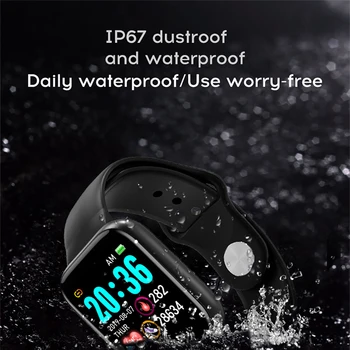 

Health Care Smart Bracelet Colorful Display Step Counter Heart Rate Monitoring IP67 Waterproof Blood Pressure Measure Bluetooth